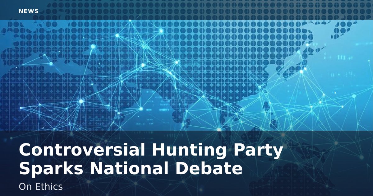 Controversial Hunting Party Sparks National Debate On Ethics