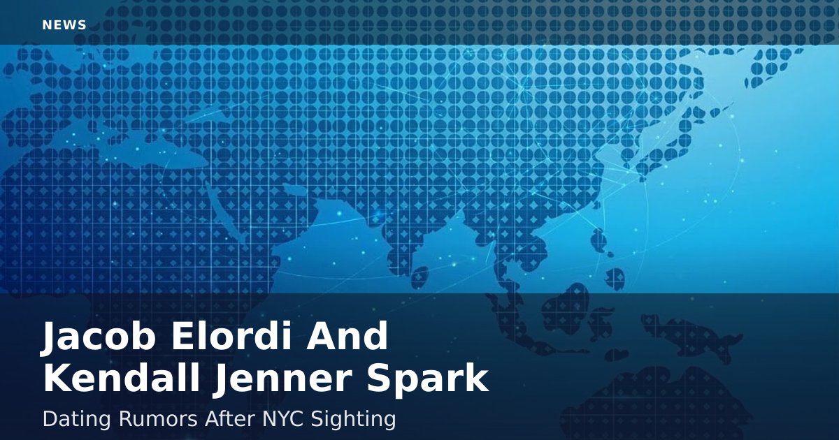 Jacob Elordi And Kendall Jenner Spark Dating Rumors After NYC Sighting