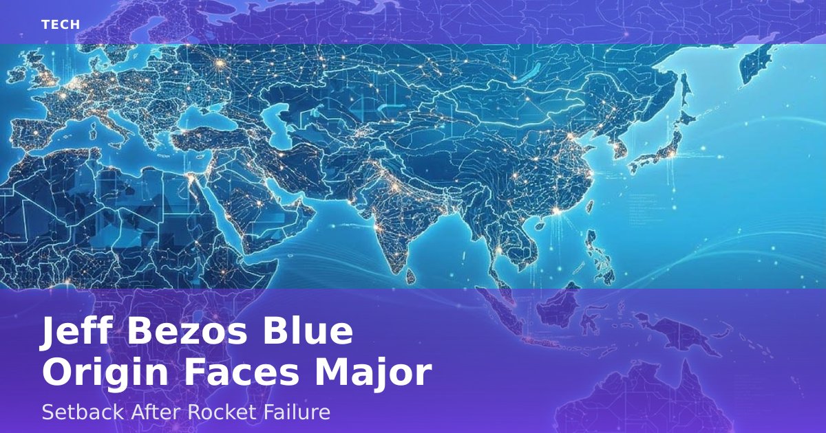 Jeff Bezos' Blue Origin Faces Major Setback After Rocket Failure