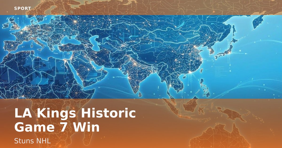 LA Kings' Historic Game 7 Win Stuns NHL