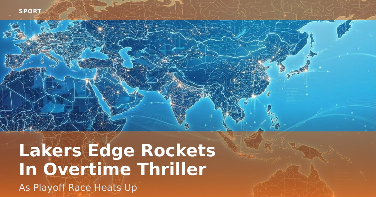 Lakers Edge Rockets In Overtime Thriller As Playoff Race Heats Up