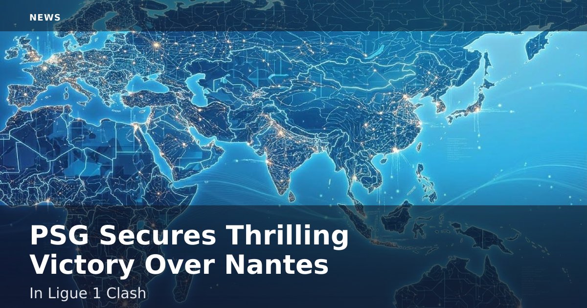 PSG Secures Thrilling Victory Over Nantes In Ligue 1 Clash