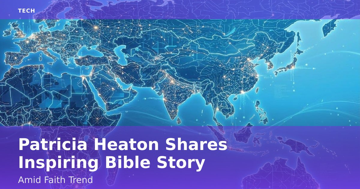 Patricia Heaton Shares Inspiring Bible Story Amid Faith Trend