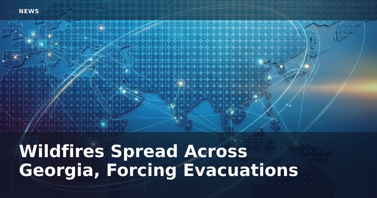 Wildfires Spread Across Georgia, Forcing Evacuations