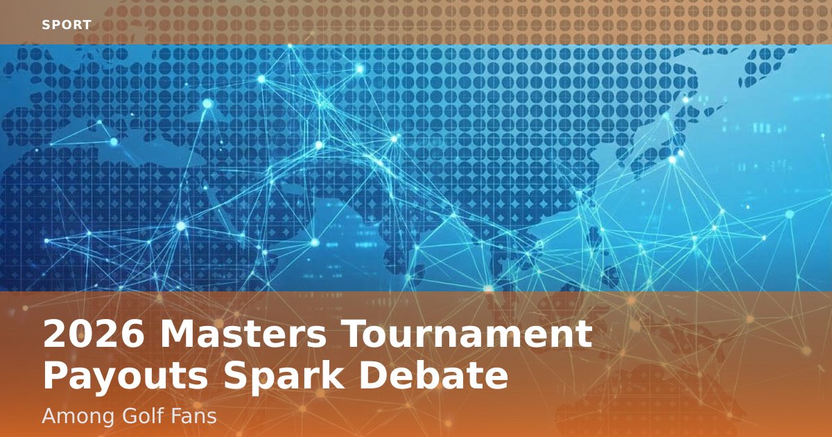 2026 Masters Tournament Payouts Spark Debate Among Golf Fans