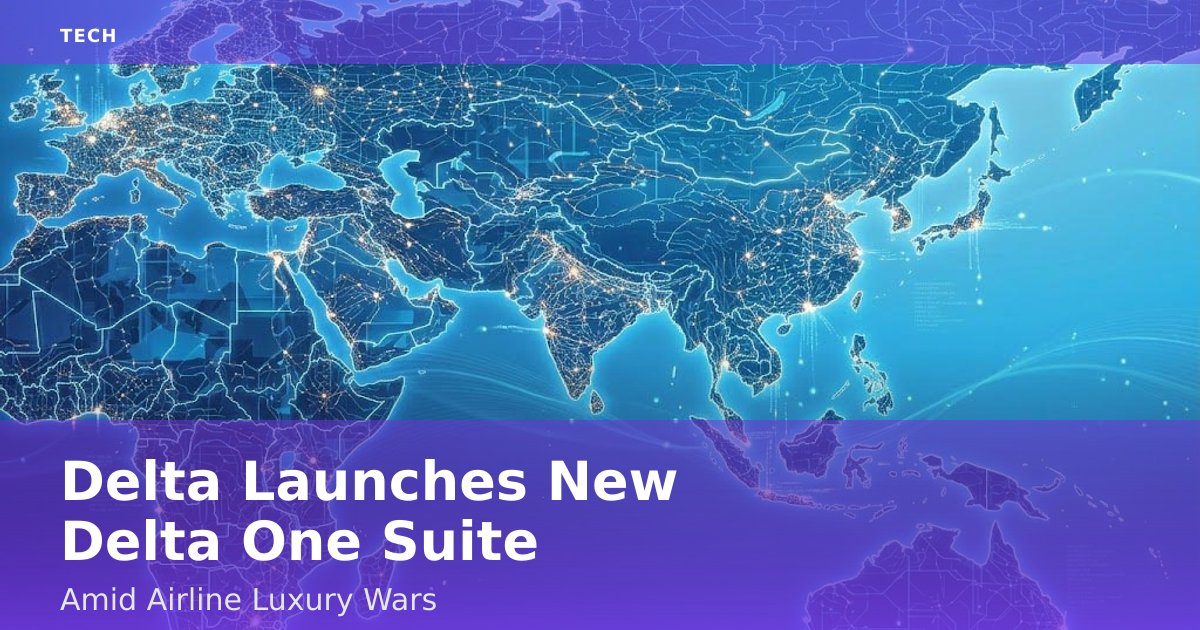 Delta Launches New Delta One Suite Amid Airline Luxury Wars