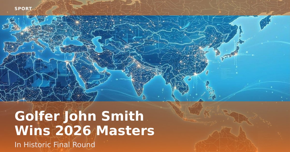Golfer John Smith Wins 2026 Masters In Historic Final Round