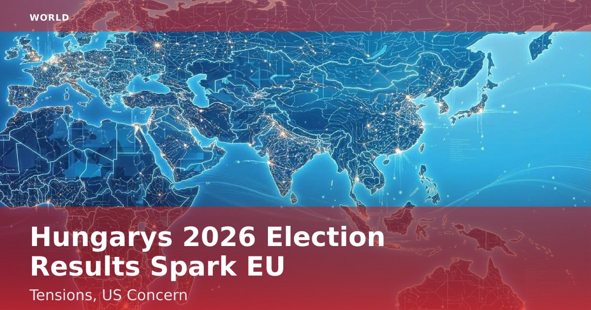 Hungary's 2026 Election Results Spark EU Tensions, US Concern