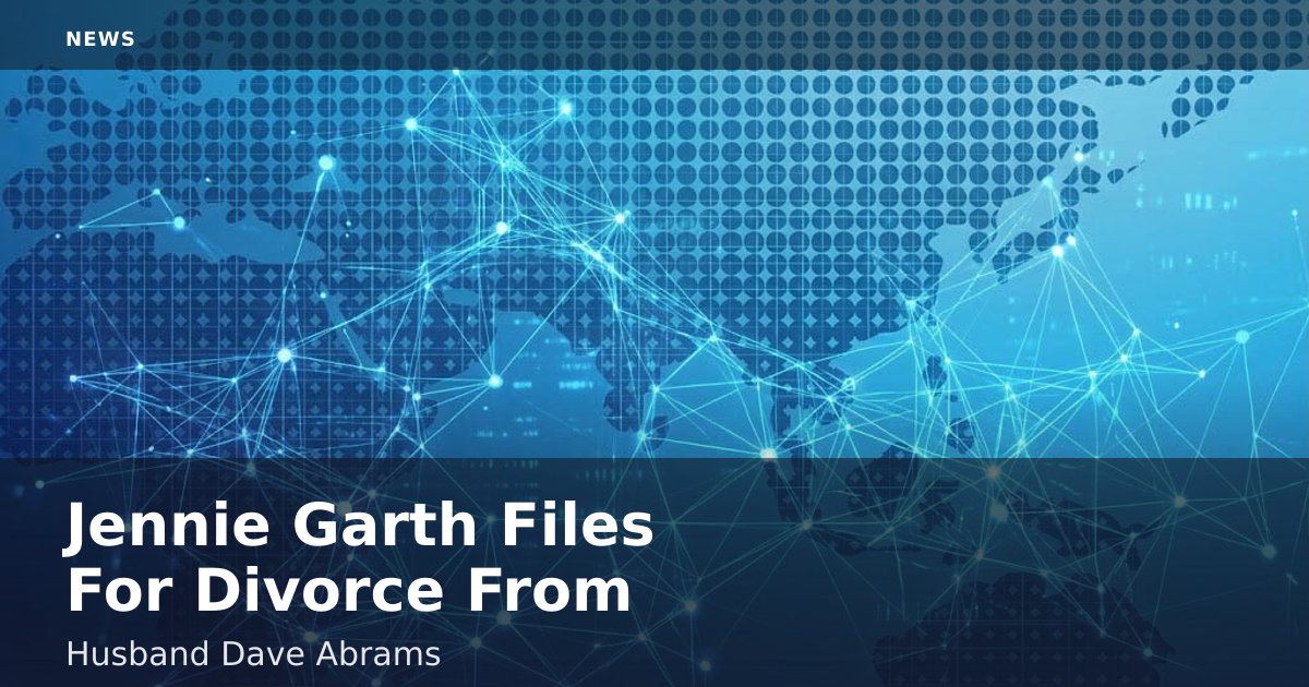 Jennie Garth Files For Divorce From Husband Dave Abrams