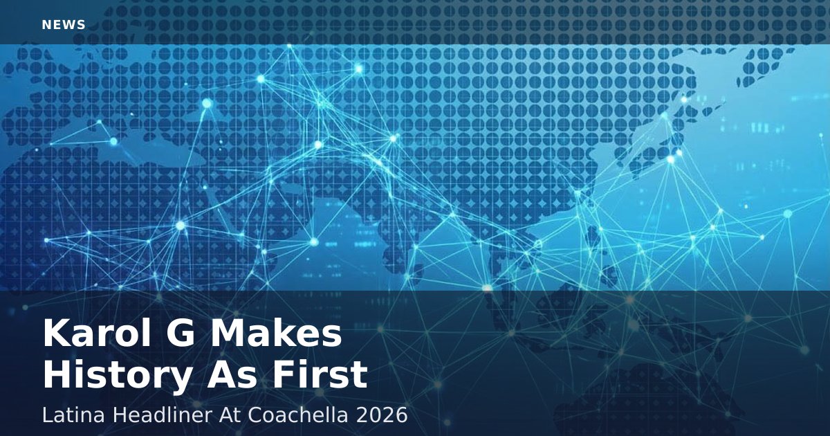 Karol G Makes History As First Latina Headliner At Coachella 2026