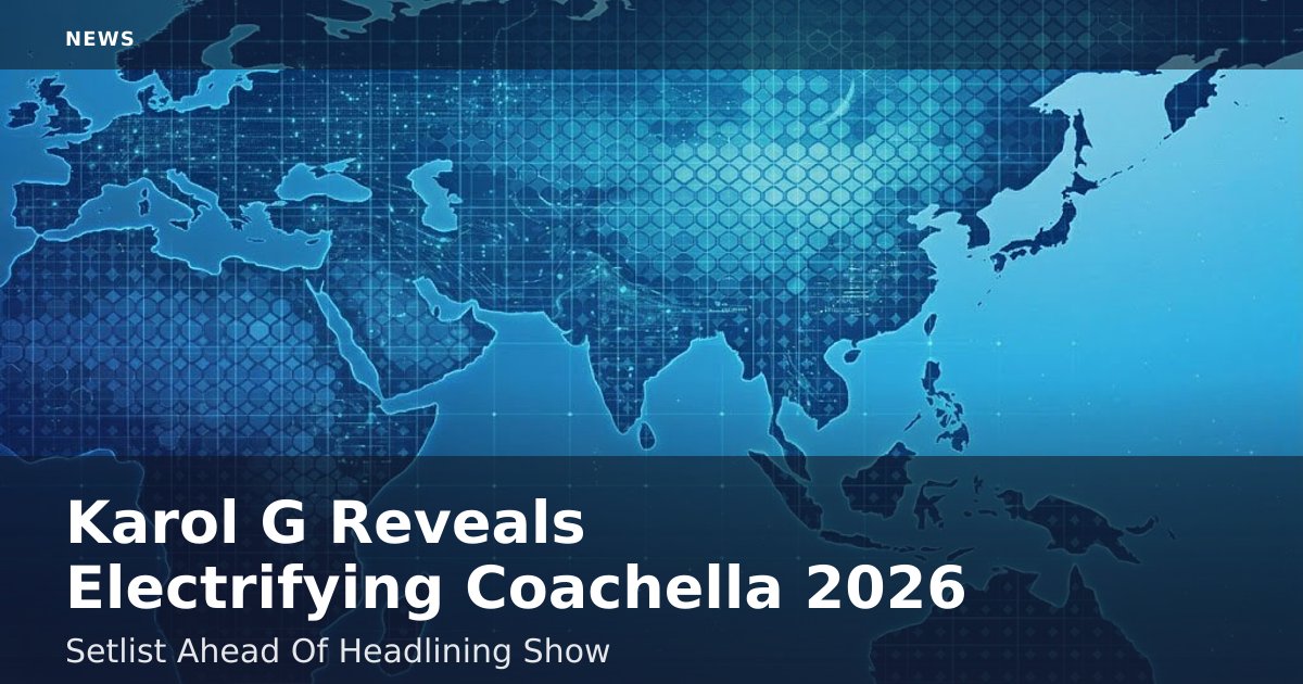 Karol G Reveals Electrifying Coachella 2026 Setlist Ahead Of Headlining Show