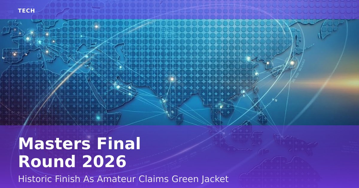 Masters Final Round 2026: Historic Finish As Amateur Claims Green Jacket