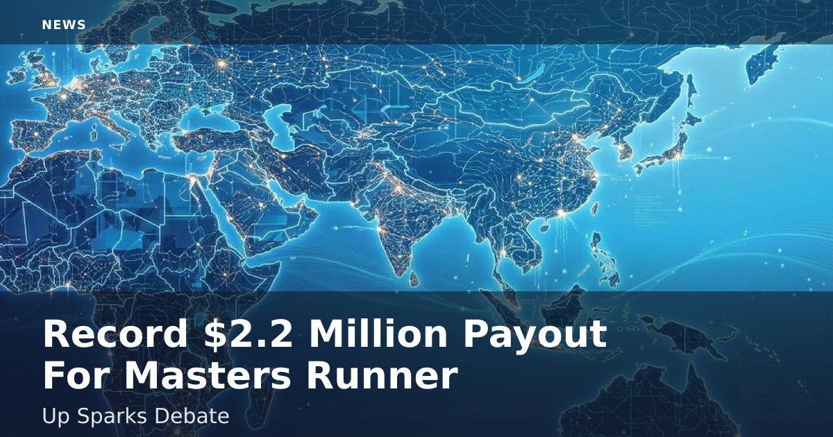 Record $2.2 Million Payout For Masters Runner-Up Sparks Debate