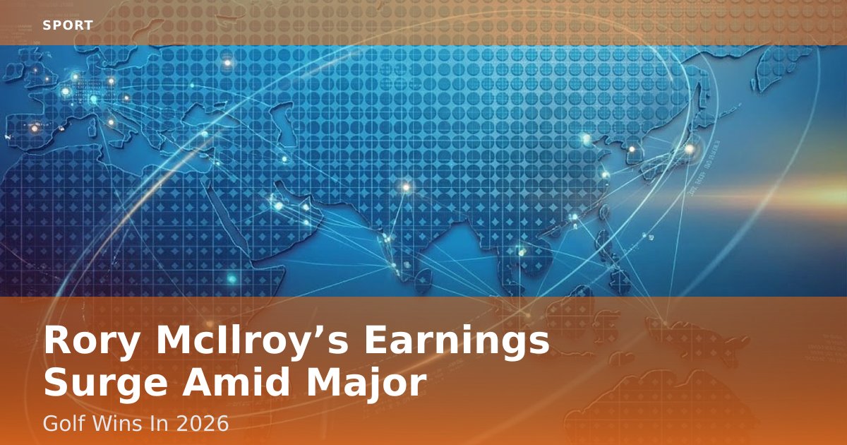 Rory McIlroy’s Earnings Surge Amid Major Golf Wins In 2026